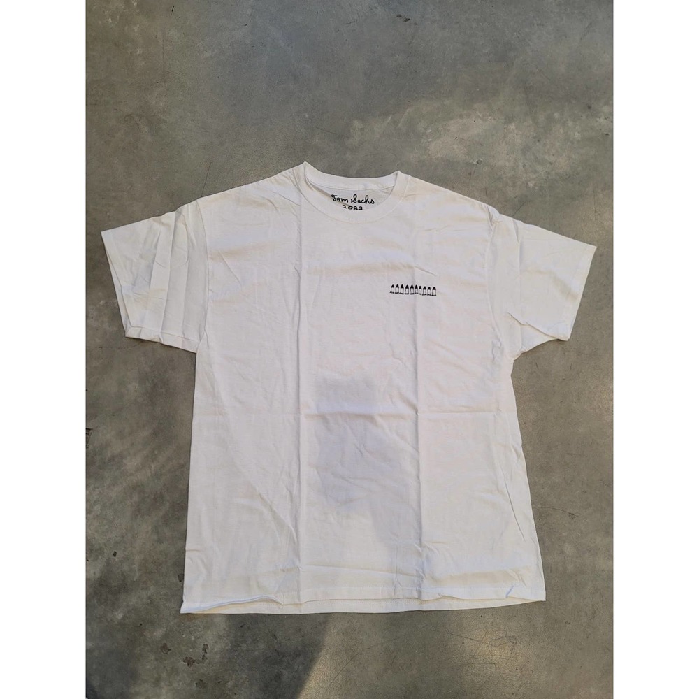 Tom Sachs 10 bullets white tee size XL